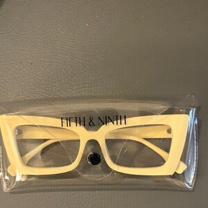 Fifth & Ninth Cream Glasses